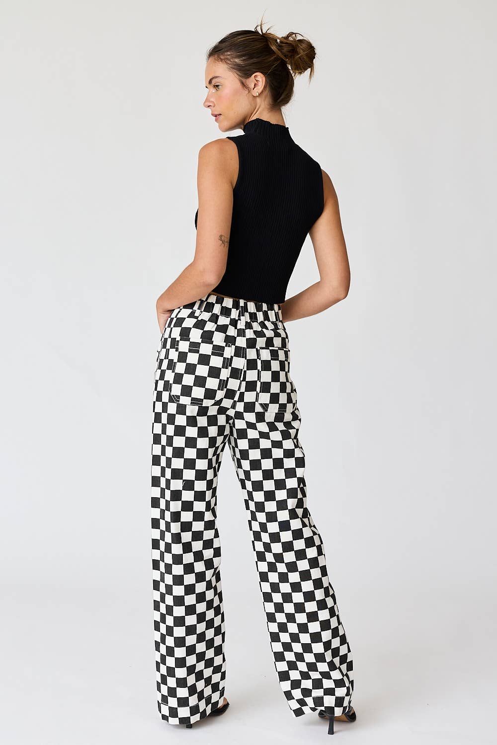 Demi Checkered Pants