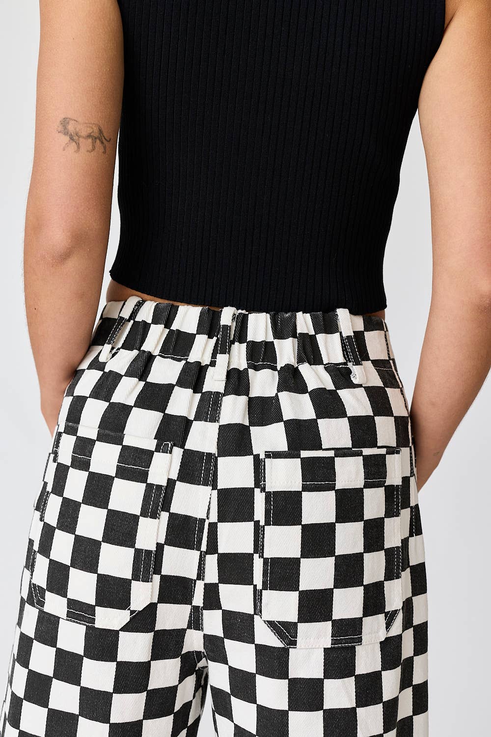 Demi Checkered Pants