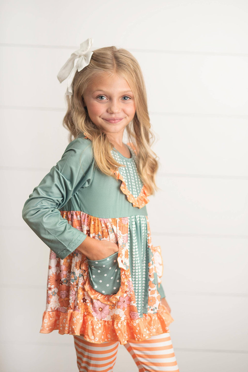 Autumn Bloom Ruffle Set
