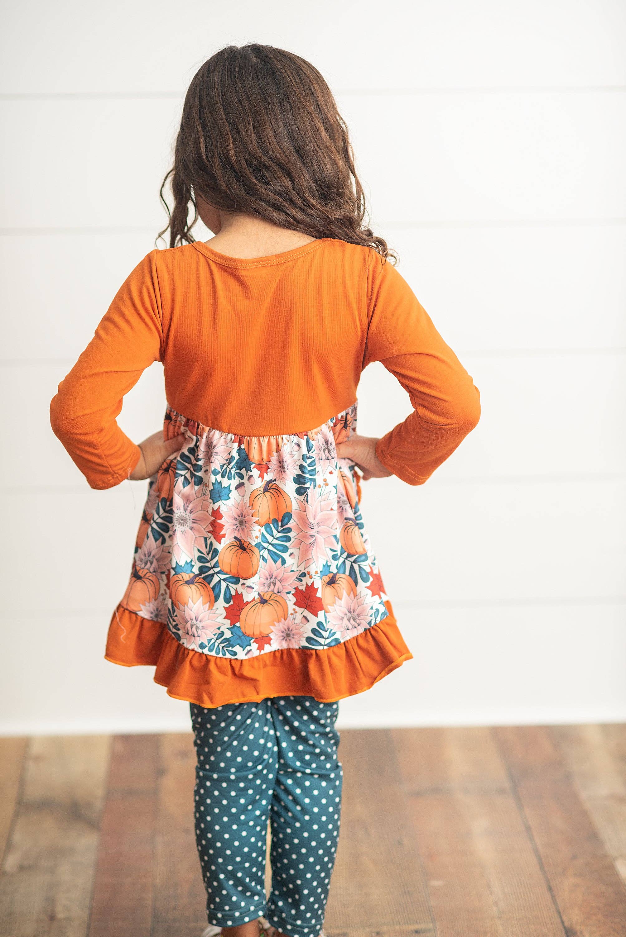Pumpkin Spice Ruffle Set