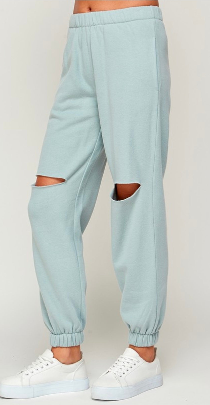 Knee Slit Jogger