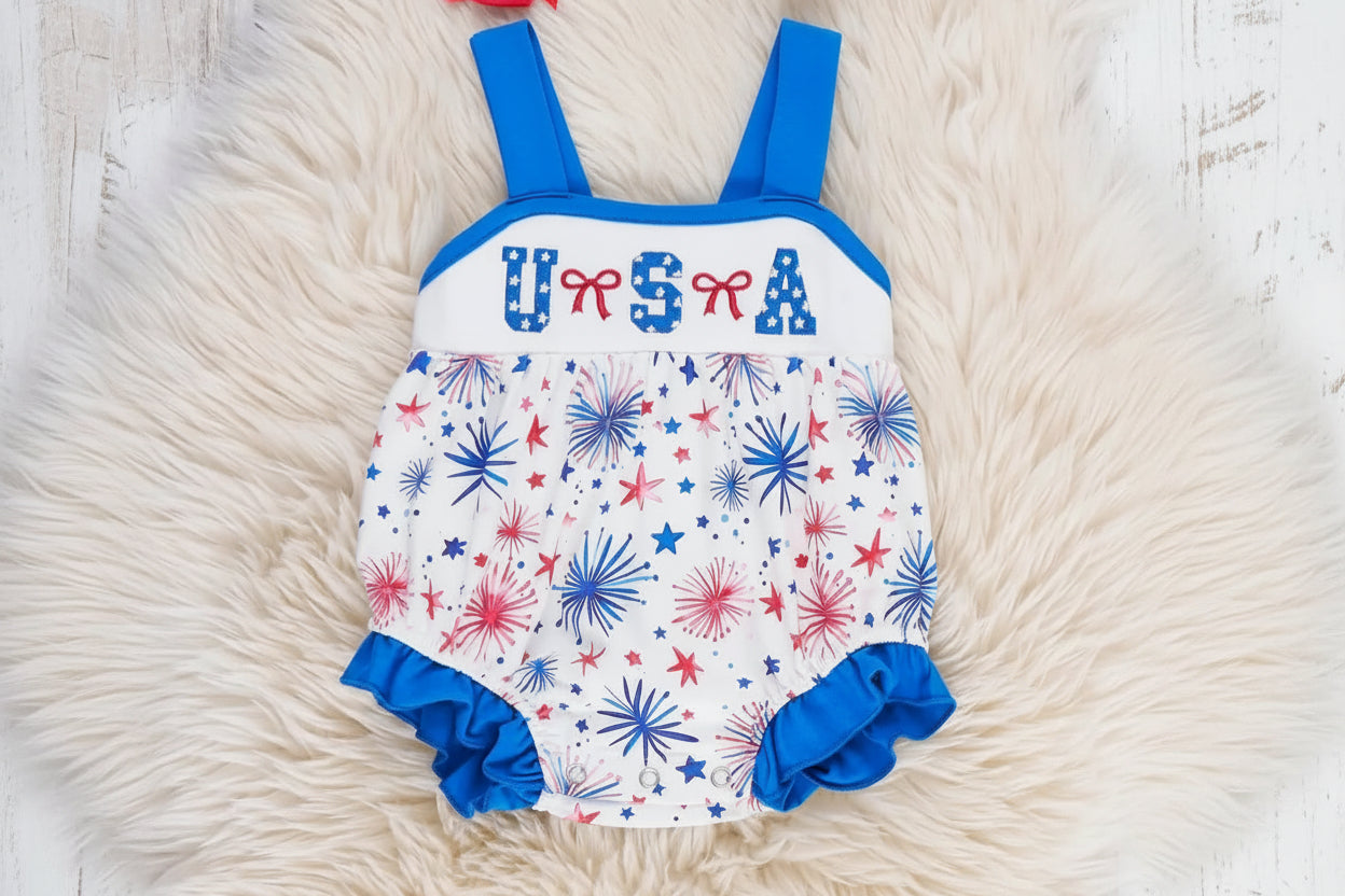 Fireworks Bubble Romper