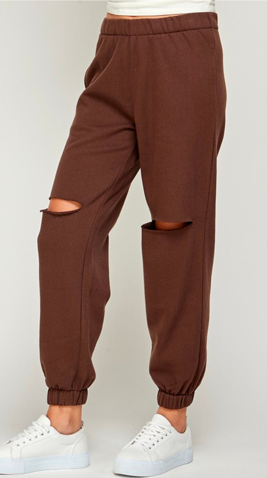 Knee Slit Jogger